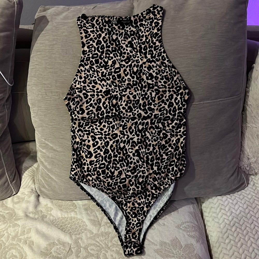 Zara cheetah onesie/ bodysuit